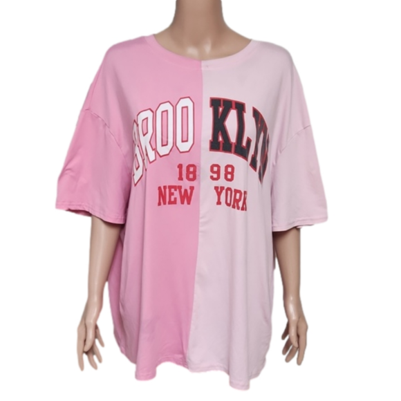 Shein curve Tops - Shein curve Brooklyn T-shirt (Code-P023)